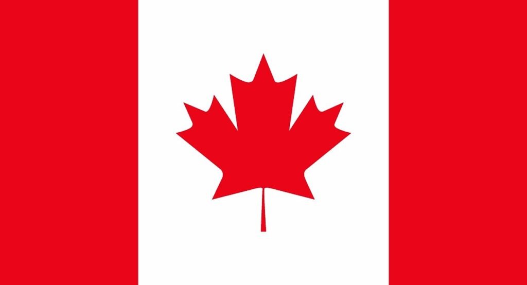 canada's flag on how to immigrate to Canada blog post.